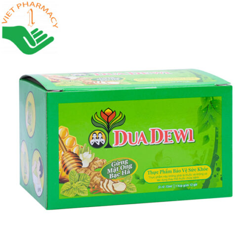 Siro Dua Dewi giảm cảm cúm, đau đầu, đau họng (12 gói x 15ml)