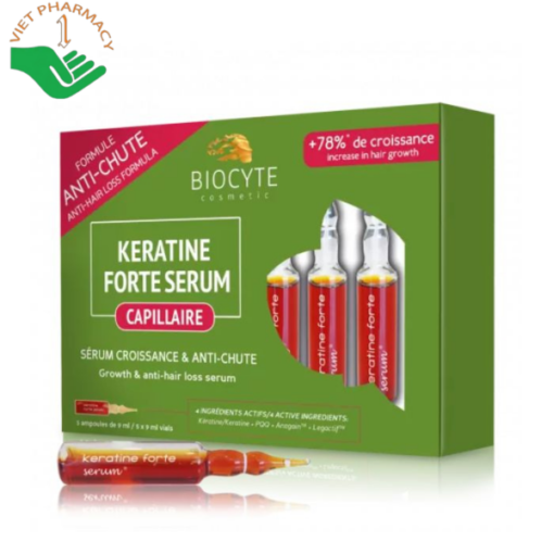 Serum giúp tăng cường mọc tóc Biocyte Keratine Forte Serum