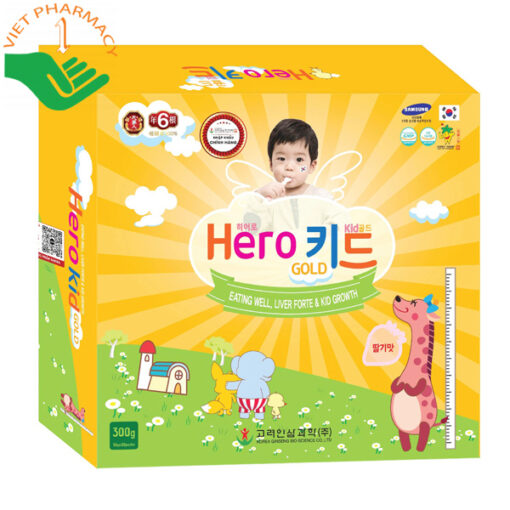 Hero Kid Gold hỗ trợ cải thiện biếng ăn, tăng chiều cao