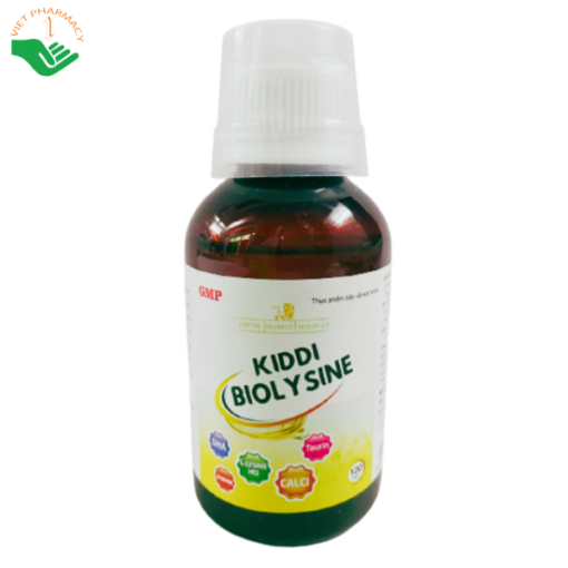 Siro bổ sung vitamin, acid amin Kiddi Biolysine