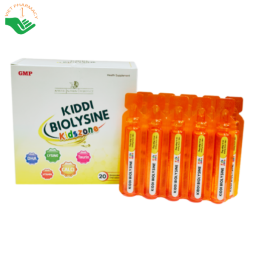 Siro bổ sung vitamin, acid amin Kiddi Biolysine