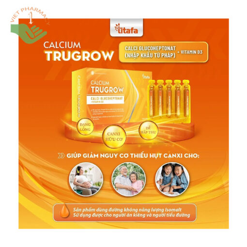 Thực phẩm bảo vệ sức khỏe Calcium Trugrow