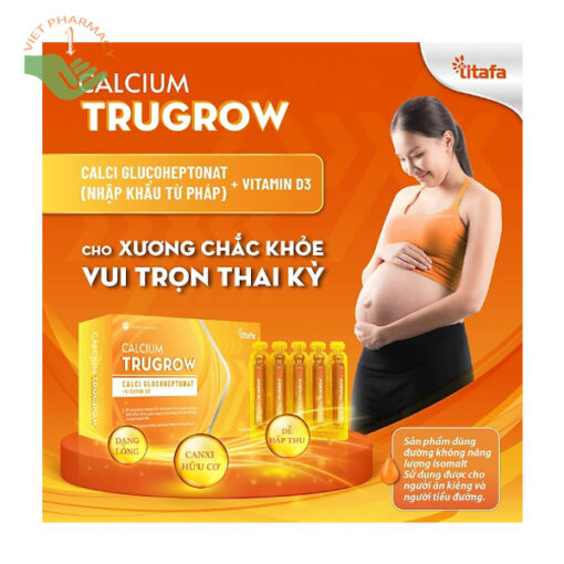 Thực phẩm bảo vệ sức khỏe Calcium Trugrow