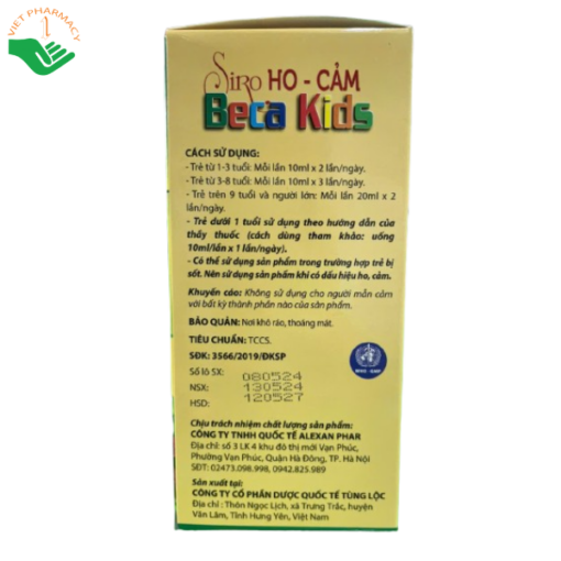 Siro Ho- Cảm Bera Kids