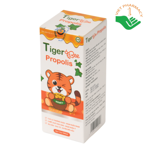 Siro ho Hổ TigerBee Propolis Pharmalink OTC (Hộp 1 chai 100ml)