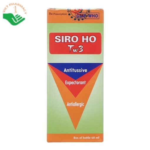 Siro Ho TW3 hỗ trợ giảm các triệu chứng ho