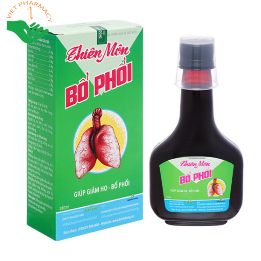 Siro Thiên Môn Bổ Phổi Bình Đông (Hộp 1 chai 280ml)