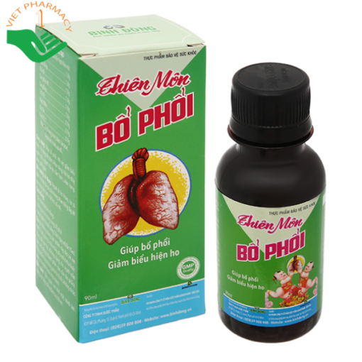 Siro Thiên Môn Bổ Phổi Bình Đông cho trẻ em