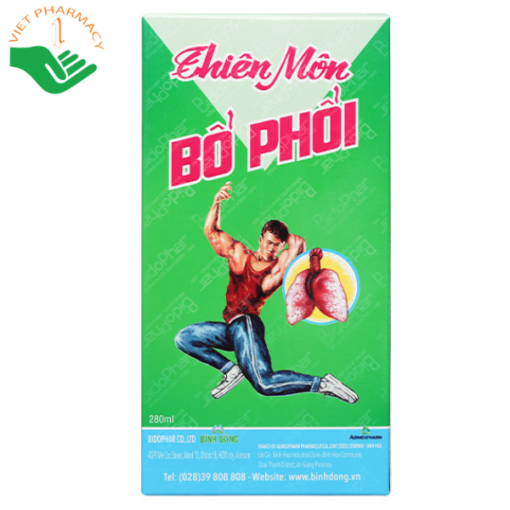 Siro Thiên Môn Bổ Phổi Bình Đông (Hộp 1 chai 280ml)