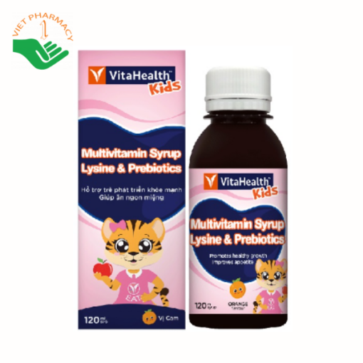 Siro VitaHealth Kids Multivitamin Syrup Lysine & Prebiotics