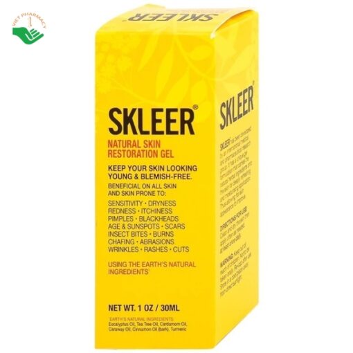 Skleer Natural Skin Restoration - Gel giảm viêm, dưỡng ẩm, phục hồi da