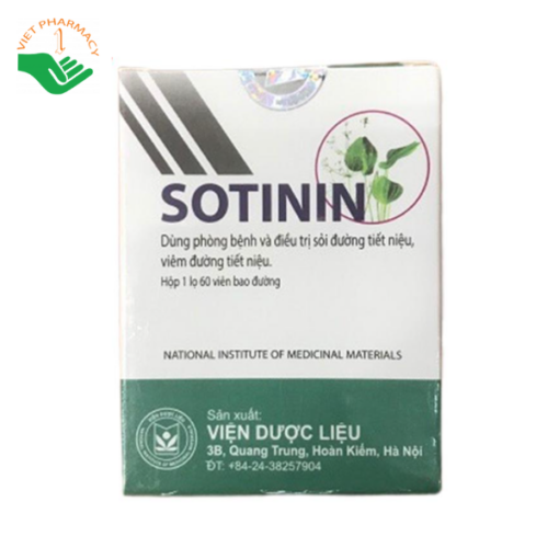 Sotinin - Điều trị sỏi đường tiết niệu