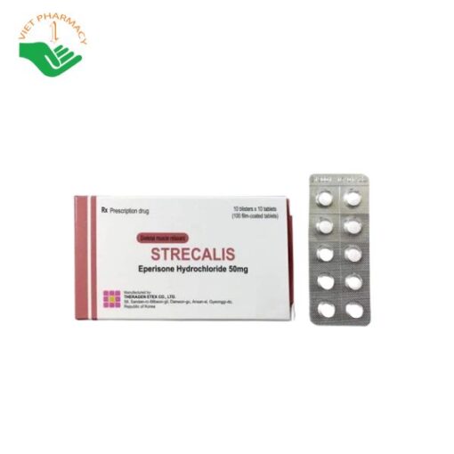 Strecalis 50mg – Hỗ trợ giãn cơ