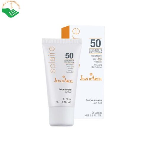 Sữa chống nắng Jean d’Arcel Sun Fluid SPF50 50ml