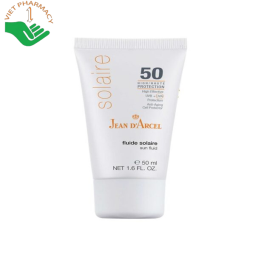 Sữa chống nắng Jean Darcel  Sun Fluid SPF50