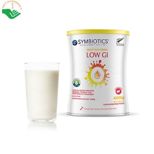 Sữa dê Low Gi Symbiotics Goat Milk với chỉ số đường huyết thấp