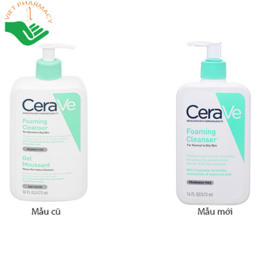 Sữa rửa mặt CeraVe Foaming Cleanser