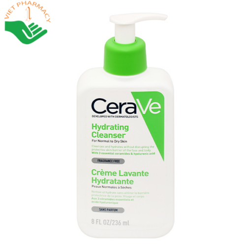 Sữa rửa mặt CeraVe Hydrating Cleanser