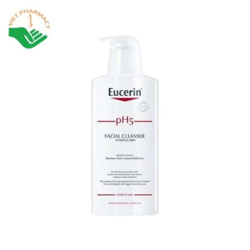 Sữa rửa mặt Eucerin pH5 Facial Cleanser Sensitive Skin 400ml