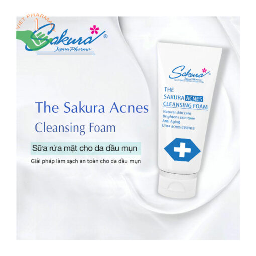 Sữa rửa mặt The Sakura Acnes Cleansing Foam