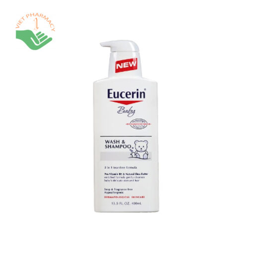 Sữa tắm gội cho bé Eucerin Baby Wash & Shampoo 400ml