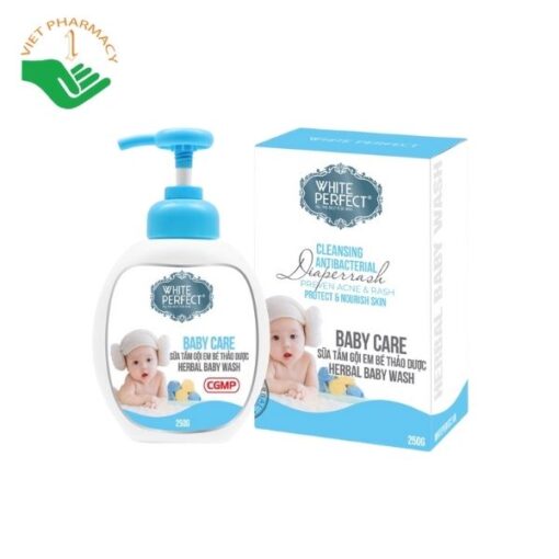 Sữa tắm gội em bé thảo dược White Perfect Baby Care