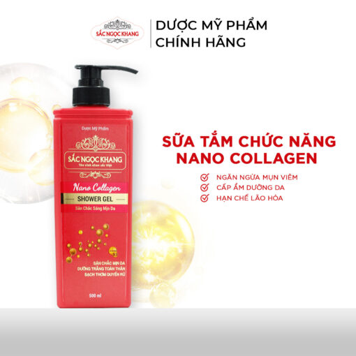 Sữa tắm Nano Collagen Sắc Ngọc Khang