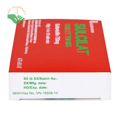 Sulcilat 750mg - Thuốc kháng sinh điều trị nhiễm trùng