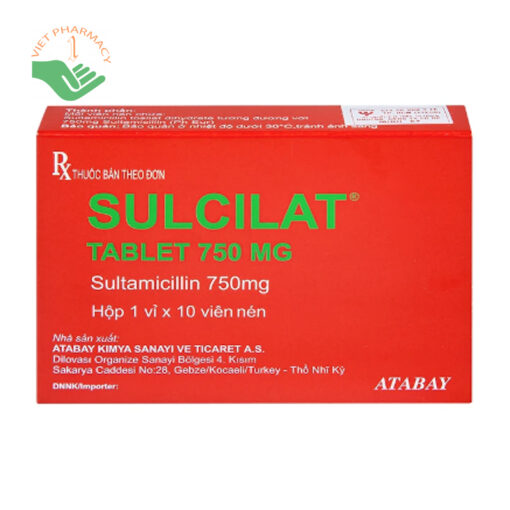 Sulcilat 750mg - Thuốc kháng sinh điều trị nhiễm trùng