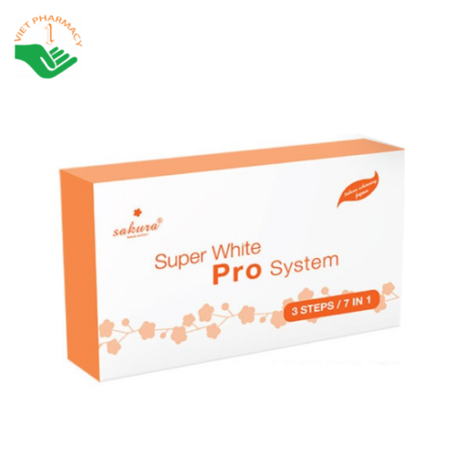 Kem tắm trắng Sakura Super White Pro System