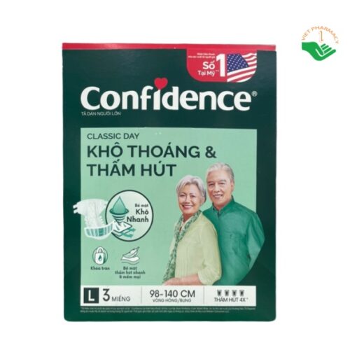 Tã dán cho người lớn Confidence Size L