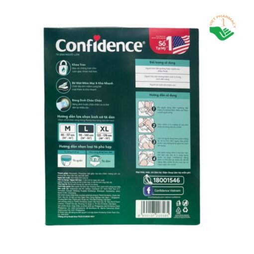 Tã dán cho người lớn Confidence Size L