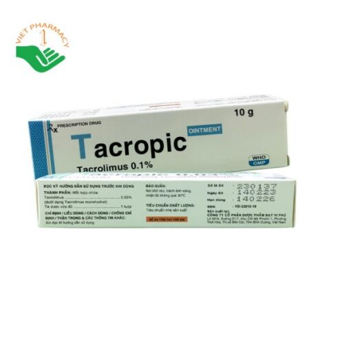 Tacropic 0,1% (Hộp 1 tuýp 10 gam)