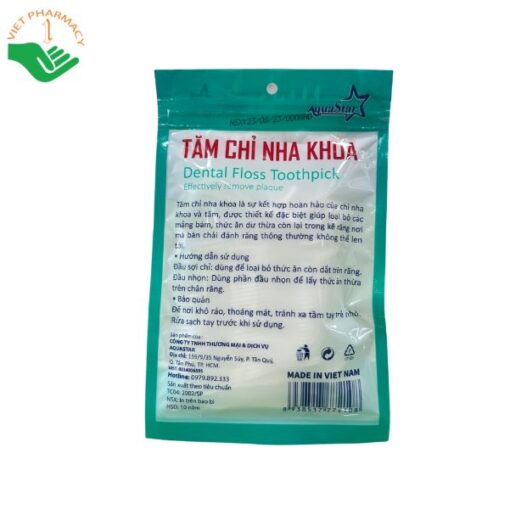 Tăm chỉ nha khoa AquaStar công nghệ Hàn Quốc (Túi 50 chiếc)