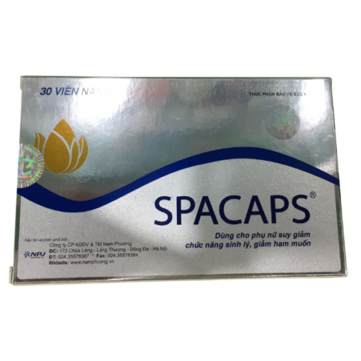 Tăng cường sinh lý nữ Spacaps (Hộp 30 viên)