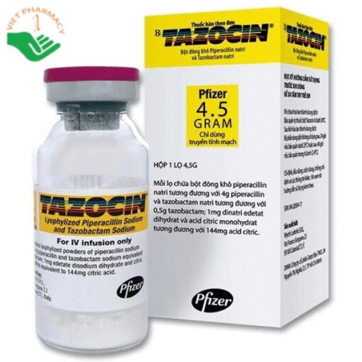 Tazocin 4.5g điều trị nhiễm khuẩn