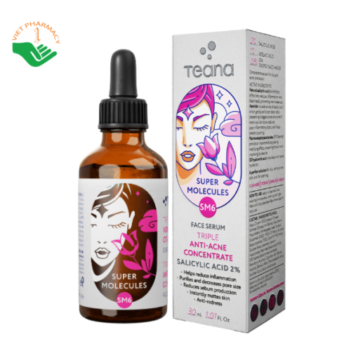 Teana 2% Salicylic Acid SM6 Super Molecules Triple Anti-Acne Concentrate