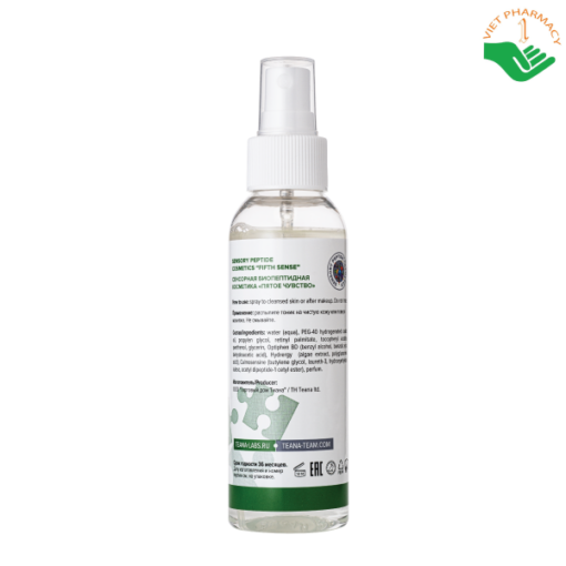 Toner dạng xịt cấp ẩm, làm săn chắc da với chiết xuất tảo vi sinh và vitamin A, E - Teana "Fifth Sense" T1 Vitamin Spray Toner