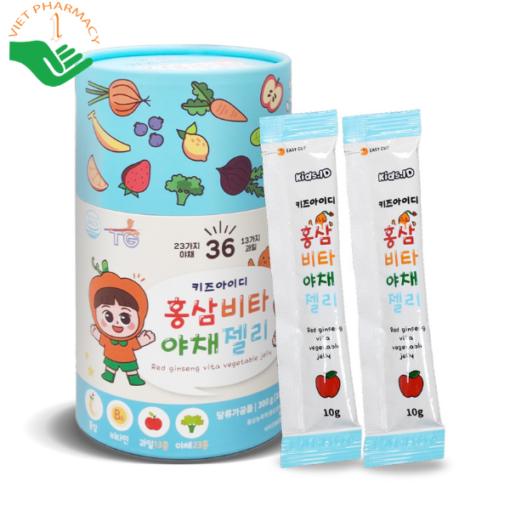 Thạch hồng sâm rau củ Vita Kids ID