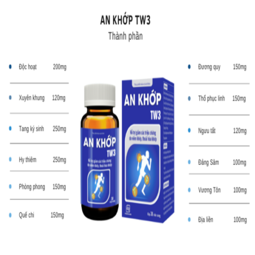 TPBVSK An khớp TW3 - Hộp 90 viên