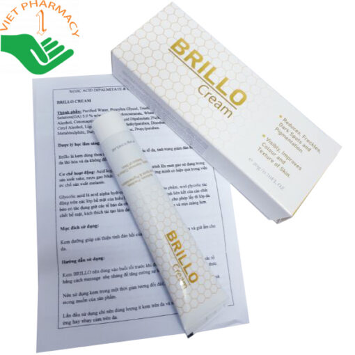 Kem dưỡng hỗ trợ trị nám, giữ ẩm da Brillo Cream 20g