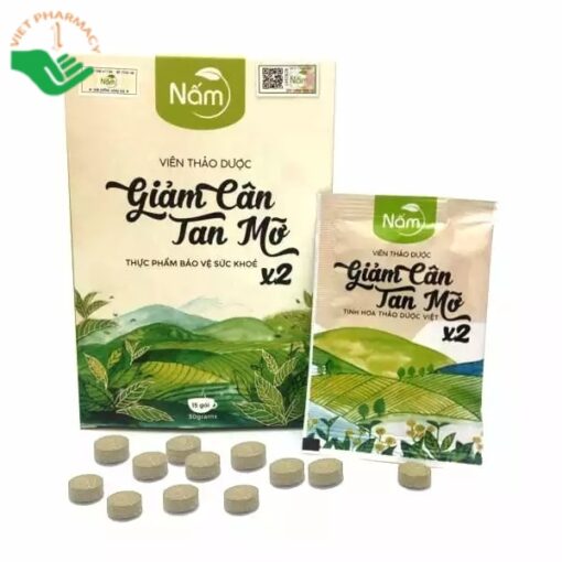 Thảo dược giảm cân Nấm X2