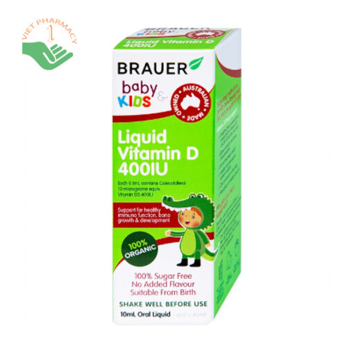 Thực phẩm bảo vệ sức khỏe Brauer Baby & Kids Liquid Zinc