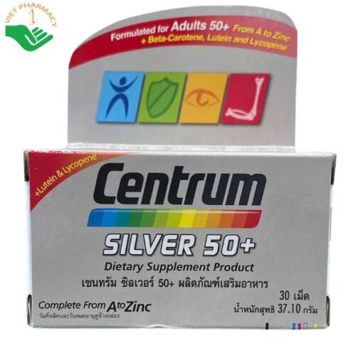 Thực phẩm bảo vệ sức khỏe CENTRUM SILVER 50+