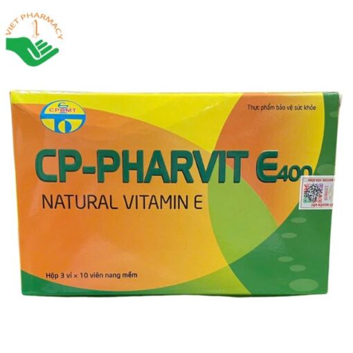 Thực phẩm bảo vệ sức khỏe CP-PHARVIT E 400