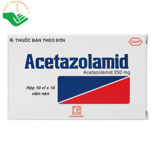 Thuốc Acetazolamid 250mg Pharmedic