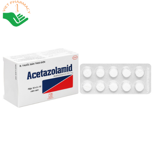 Thuốc Acetazolamid 250mg Pharmedic