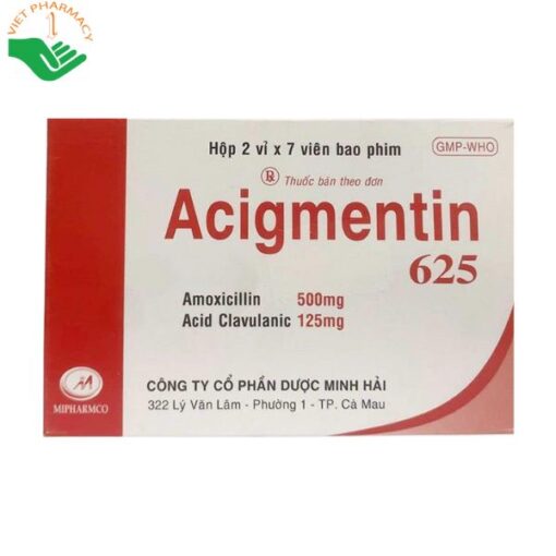 Thuốc Acigmentin 625