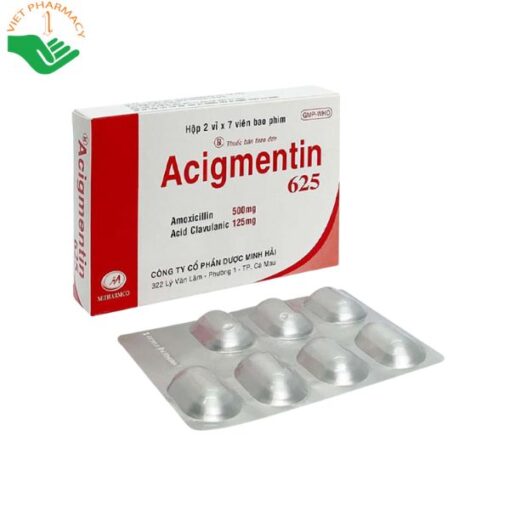 Thuốc Acigmentin 625