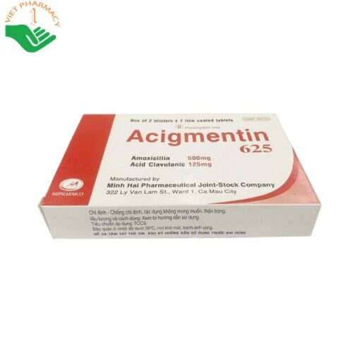 Thuốc Acigmentin 625